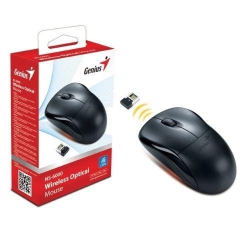 Mouse Genius Sem Fio Wireless Traveler 1000 Dpi Preto - Ns-6000