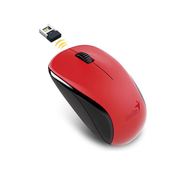 Mouse Genius Wireless NX-7000 Blueeye Vermelho 1200 DPI 2,4 GHZ - 31030109120