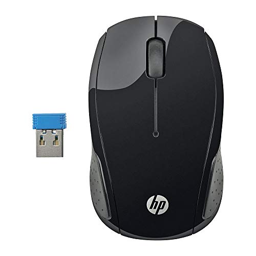 Mouse HP Sem Fio USB X200 Oman 3 Botões Preto