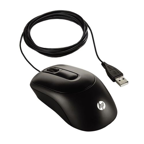 Mouse Hp X900 com Fio Usb Preto Optico 3 Botoes