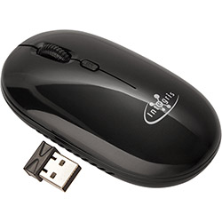 Mouse Integris Óptico Sem Fio Slim USB