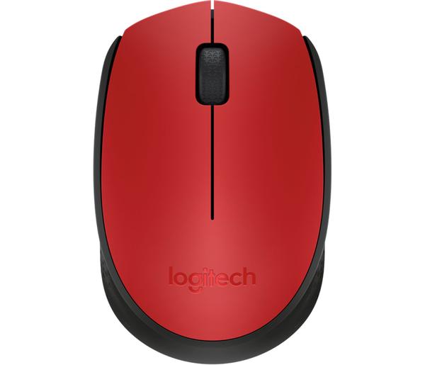 Mouse Logitech M170 Sem Fio - Vermelho