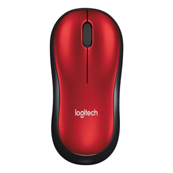 Mouse Logitech M185 S/ Fio Vermelho 910-003635