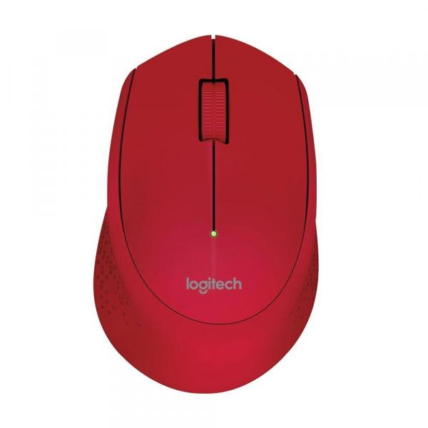 Mouse Logitech M280 Vermelho Sem Fio