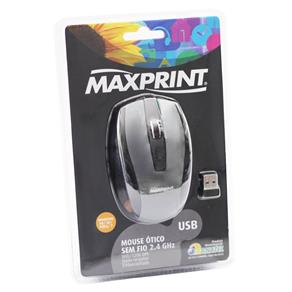 Mouse Maxprint Óptico Sem Fio USB