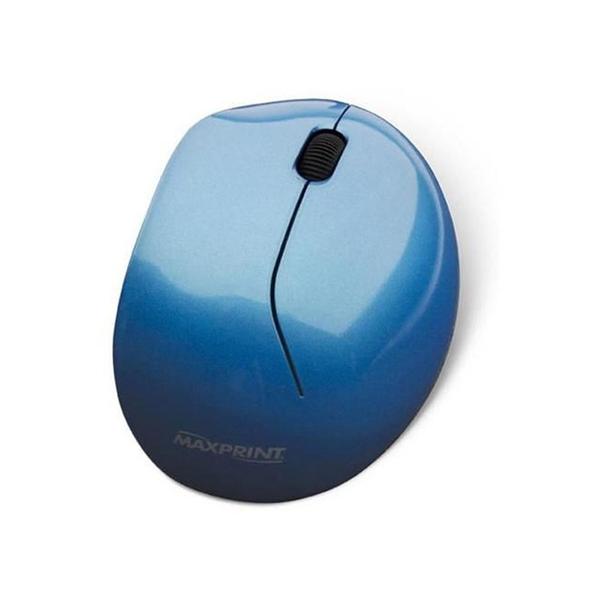 Mouse Maxprint Optico Usb Anatomico Azul 607134