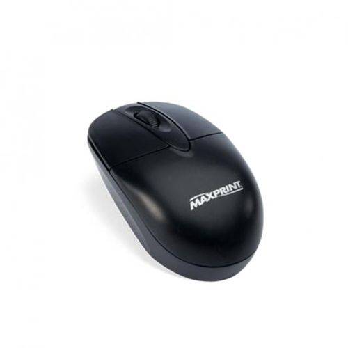 Mouse Maxprint Otico 800dpi Preto USB Unidade