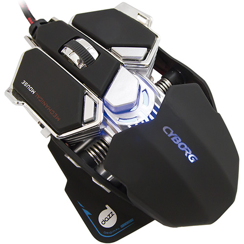 Tudo sobre 'Mouse Mecânico Cyborg 4000 Dpi Preto - Dazz'