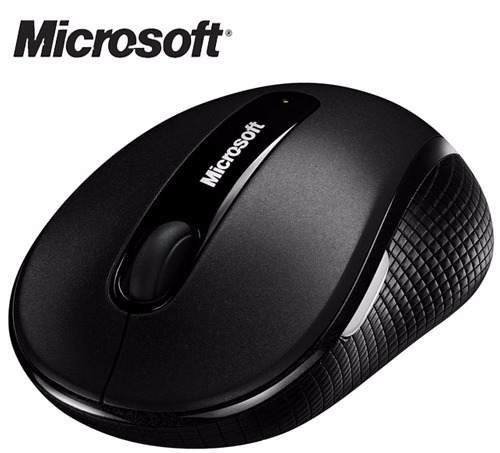 Mouse Microsoft 4000 Wireless Sem Fio Usb Bluetrack - Preto
