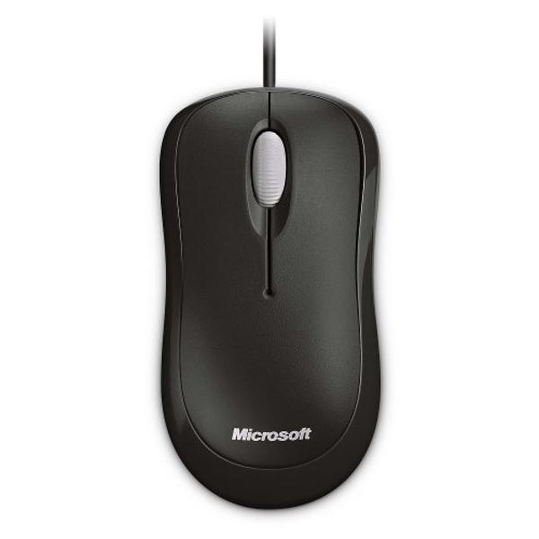 Mouse Microsoft Basic Optical P58-00061 - Preto