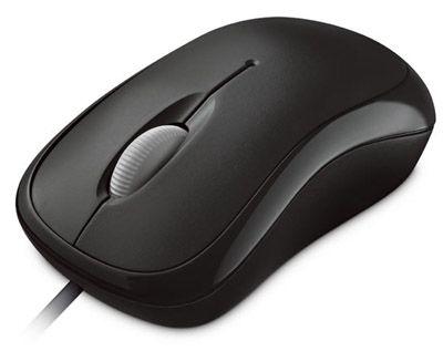 Mouse Microsoft Basic Optical USB Preto