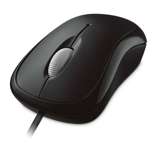 Mouse Microsoft Basic Óptico - Preto