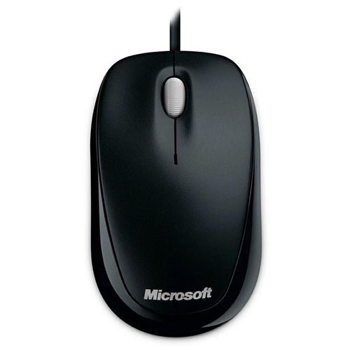 Mouse Microsoft com Fio U81-00010 Usb Preto Compact