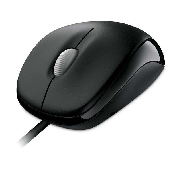 Mouse Microsoft Compact Wired 500, USB, Preto - U81-00010