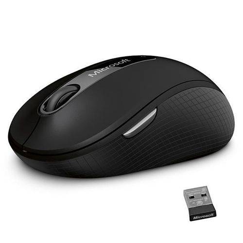 Mouse Microsoft Wireless 4000 Alcance de 5m e Compatível com Mac e Windows Preto