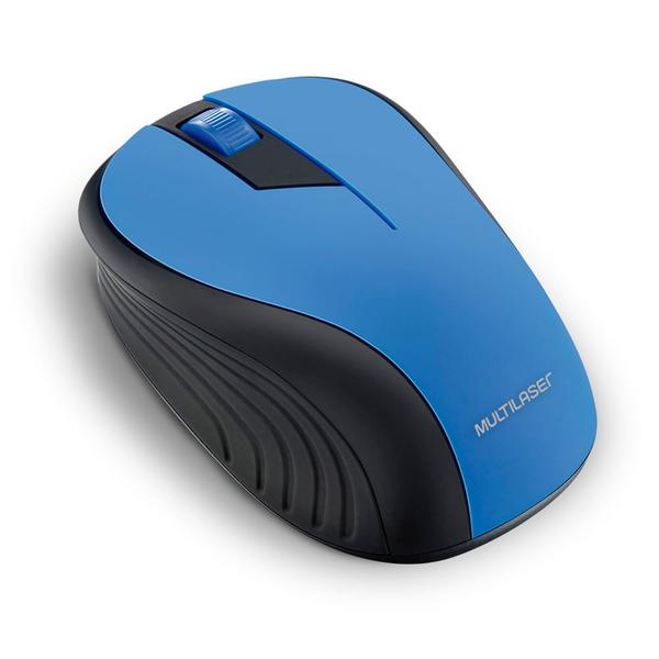 Mouse Mo215 Multilaser S/ Fio Azul