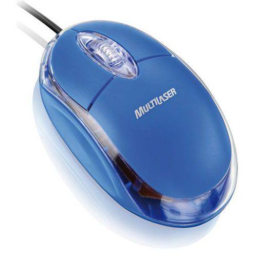Mouse Multilaser Classic Mo001 Usb Azul