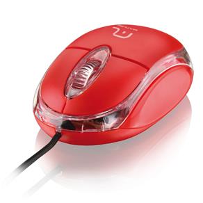 Mouse Multilaser Classic Usb Mo003 - Vermelho