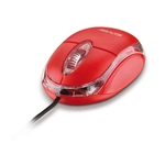 Mouse Multilaser Classic Usb Vermelho - MO003 - Padrão