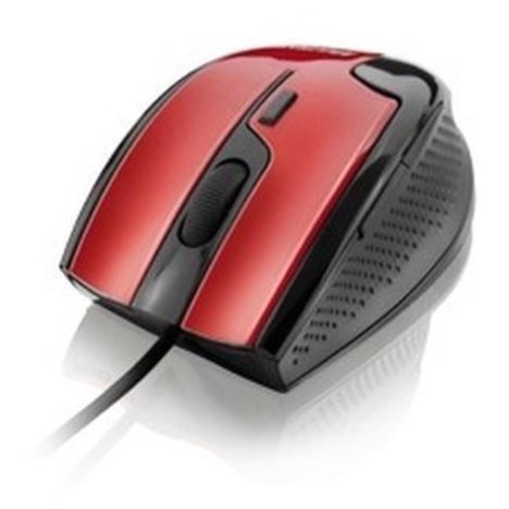 Mouse Multilaser Gamer Fire 1600Dpiusbpreto e Vermelho - Mo149 - Mo149