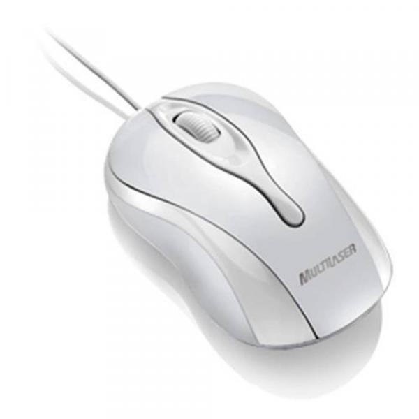 Mouse Multilaser Ice Usb Branco - MO140