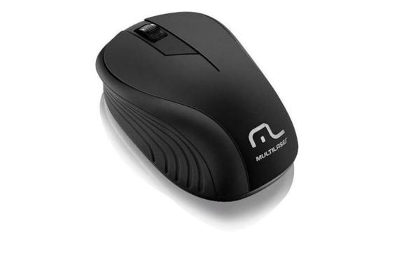 Mouse Multilaser Mo212 Wireless Tipo Usb Sensor Óptico Design Anatômico Preto