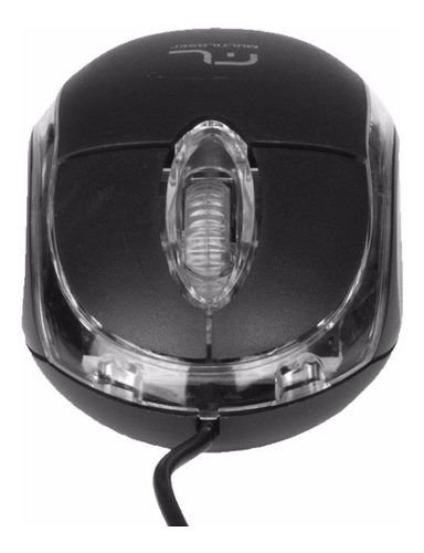 Mouse Multilaser Óptico Classic Preto 800dpi Usb - Mo179