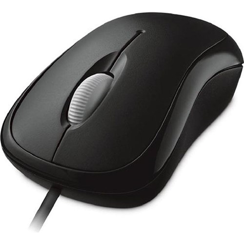 Mouse Óptica Basic com Fio Usb - P5800061 - Microsoft (Preto)