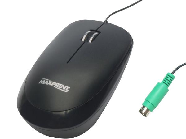 Tudo sobre 'Mouse Óptico 800dpi Conexão PS2 Maxprint - 60562-4'