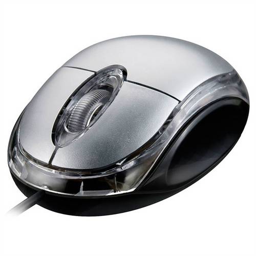 Mouse Óptico Classic 800dpi Usb Prata Mo006 Multil