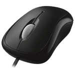 Mouse Microsoft óptico com fio basic usb preto p5800061