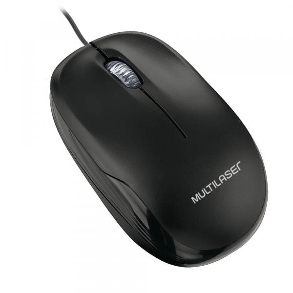 Mouse Óptico com Fio USB MO255 - Multilaser