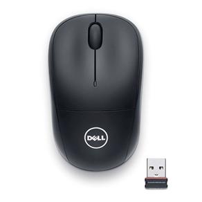 Mouse Óptico Dell Wireless USB WM123 com Tecnologia Plug & Play - Preto