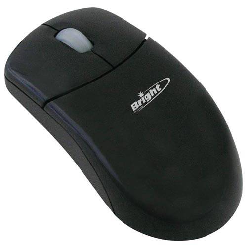 Mouse Óptico Espanha Preto P S-2  - Ref. 0012 - Bright