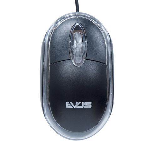 Mouse Ótico Evus Mo-01 Usb Preto