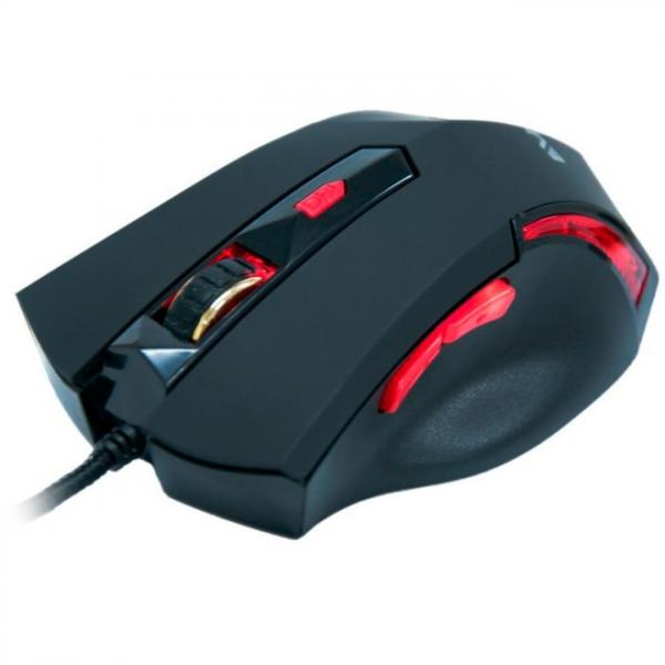 Mouse Óptico Gamer Predador Usb Preto 3.200 Dpi Mg-02 Evus