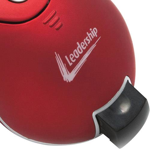 Mouse Óptico Magic 2022 USB - Vermelho - Leadership