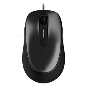 Mouse Óptico Microsoft Comfort 4500 USB com Tecnologia BlueTrack - Preto/Cinza
