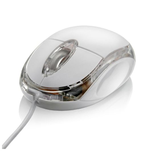 Mouse Óptico Multilaser Classic Gelo USB - 034