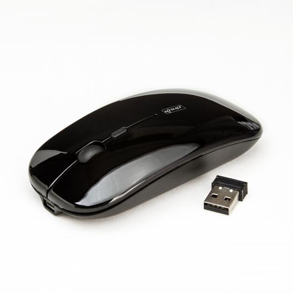 Mouse Óptico Recarregável 2.4 Ghz Sem Fio 1600 Dpi Knup G21