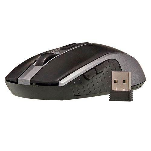 Mouse Óptico Sem Fio Knup Tecnologia Wireless 6 Botões
