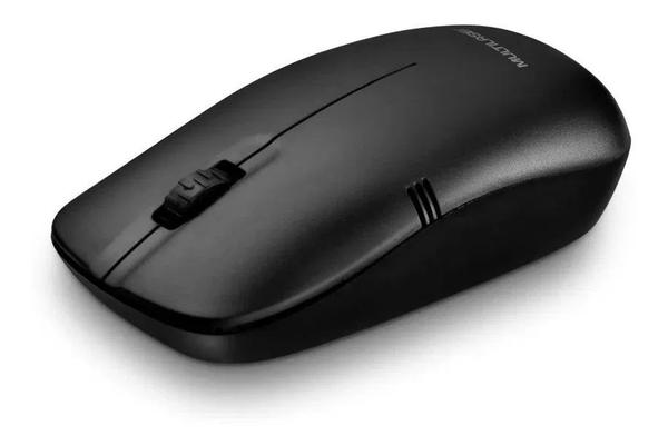Mouse Óptico Sem Fio Usb 2.4ghz Multilaser 1200dpi MO285