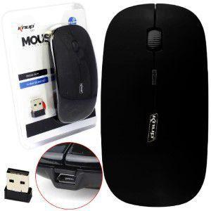 Mouse Optico Sem Fio Wireless 2.4GHZ Preto G21 KNUP