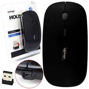 Mouse Optico Sem Fio Wireless 2.4Ghz Preto G21 Knup