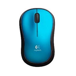 Mouse Óptico Sem Fio Wireless Logitech M185 - Azul