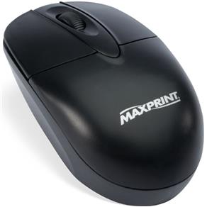 Mouse Óptico USB 2.0 800 DPI Preto 606071 Maxprint