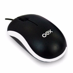 Mouse Óptico Usb 1000 Dpi Preto/branco Ms103 Oex