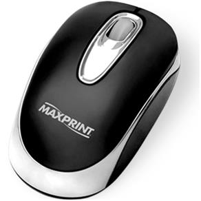 Mouse Óptico USB 800 Dpi Preto e Prata 603249 Maxprint