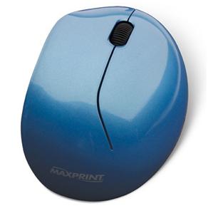 Mouse Óptico Usb Azul 60713-4 - Maxprint