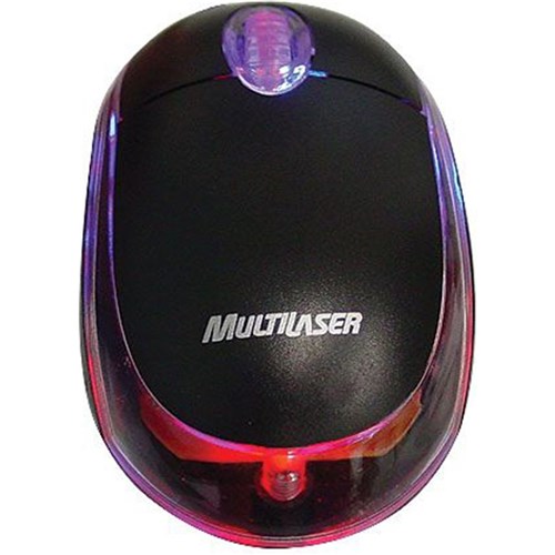 Mouse Óptico Usb Classic - Mo130 - Multilaser (Preto)